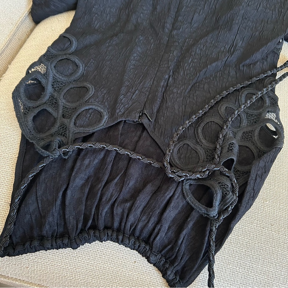 BEST Alexis Chelsea Maxi Dress Gown - Black Noir Party Vacation Cocktail - Picture 7 of 12
